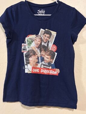 Justice One Direction Graphic Tee| Y2K Band Shirt Girls Pop- Size 16